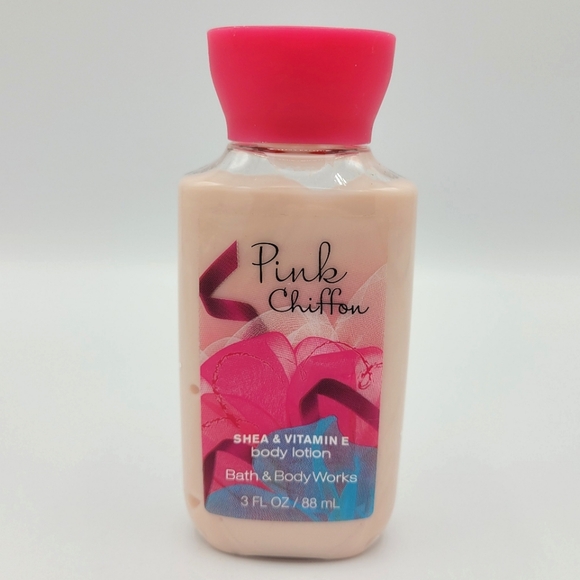 Bath & Body Works Pink Chiffon Shea Lotion Mini Travel Size 3 oz Retired Scent - Picture 1 of 3
